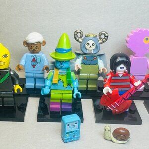 Custom Printed MOC Adventure Time Cartoon Minifigures 8 Pack